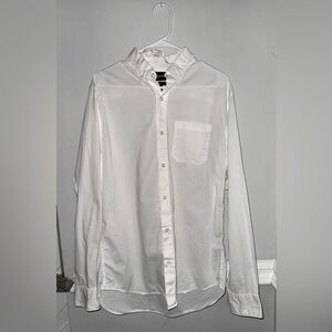 Bonobos Everyday Oxford White Dress Shirt Men’s Size Long Slim‎ Fit